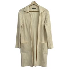 theory luxe(セオリーリュクス) カーディガン サイズ38 M レディース美品 - アイボリー 長袖