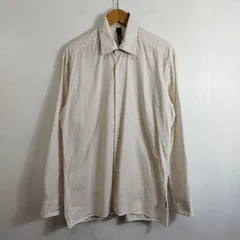 90s SILAS サイラス 長袖 シャツ チェック 総柄 ホワイト系 古着 VINTAGE archive M C943のサムネイル
