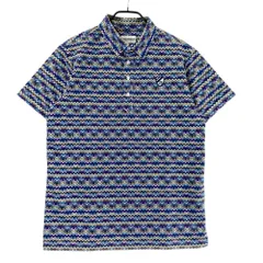 サイズ：6 JACK BUNNY ジャックバニー ×LIBERTY 半袖ポロシャツ 総柄 ネイビー系 [240101596460] ゴルフウェア メンズ ストスト