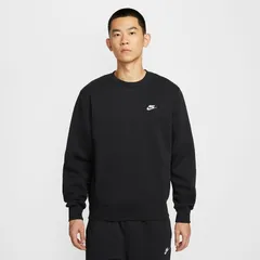 ナイキ スウェットシャツ 長袖 メンズ NIKE クラブ BB クルー L/S トップ 裏起毛 裏起毛フリース   スエット トレーナー スポーツウエア   nike club トップス 服 ワンポイント ロゴ  メンズウェア/FN3887-010