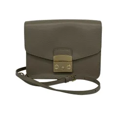 FURLA(フルラ) ショルダーバッグ メトロポリス グレーベージュ チェーンショルダー レザー
