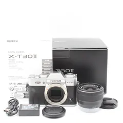 わずか3,600ショット台★■美品■ FUJIFILM ミラーレス一眼 X-T30II XCレンズキット シルバー F X-T30 II LK-1545-S No.C03971のサムネイル