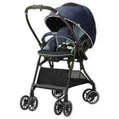 Combi コンビ ベビーカー ソワレネイビー NB 美品 - メルカリ