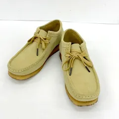 Clarks クラークス ワラビー  Wallabee ブーツ モカシン デザートブーツ 防水 メンズ 26cm ベージュ 靴 DF18555■