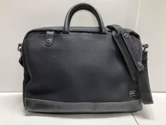 PORTERポーター ブリーフケース ビジネスバッグ ショルダー付き / ブラック・エルダー