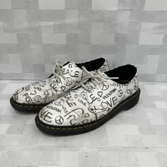 Dr. Martens ドクターマーチン 3ホールシューズ 1461 SCRIPT 28cm ホワイト ブラック