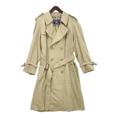 BURBERRY LONDON バーバリー ロンドン 90年代 トレンチコート ロングコート ノバチェック ベルト付き メンズ サイズ50 ベージュ アウター DM18090■