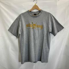 STUSSY / 斯圖西 / 短袖T恤 / 90年代 / 美國製 / 藏標 / 骷髏 / 老斯圖西 / 灰色 / L尺寸