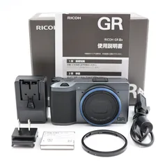 ■シャッター数96枚！新品同様■ RICOH GR IIIx Urban Edition メタリックグレー コンパクトデジタルカメラ ネイビー リコー