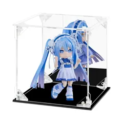 【新着商品】ショーケース ディスプレイケース マグネット付き コレクションケース 背面ミラー 前扉 アクリルケース UVカット 横長30*奥行30*高さ30cm AMEITECHフィギュアケース
