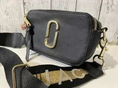 MARC JACOBSショルダーバッグ レザー ブラック ゴールド  