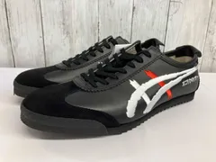 【タグ付き】【美品】Onitsuka Tiger Mexico66 DELUXE スニーカー オニツカタイガー 1181A119-001 ブラック size27.5㎝