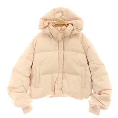 ハーリップトゥ Her lip to 24AW Hooded Down Jacket ジャケット 上着 M ピンク 長袖 フード クロップド丈 /AZ