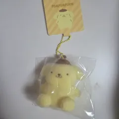 ポムポムプリン フロッキー ぬいぐるみ キーホルダー