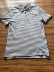 Nike(ナイキ） ストライプ 半袖ポロシャツ L 100 サイズ