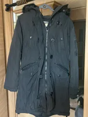 マイケル・コース ブラックロング ダウンコート フード