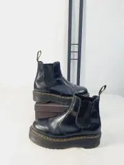 DR. MARTENS ドクターマーチン チェルシー ブーツ 2976 クアッド ブラック eu41
