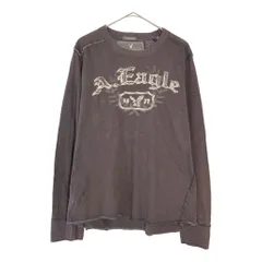 American Eagle アメリカンイーグル インサイドアウト 長袖Ｔシャツ パープル(メンズ XL)中古 古着 X6682のサムネイル