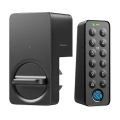 ☆新品☆【エントリーモデル】SwitchBot スマートロック Lite 指紋認証パッド 暗証番号 - スイッチボット 鍵 スマートキー ドアロック 玄関 スマートホーム Alexa Google Home Siriに対応 遠隔対応 工事不要 b4cb1035