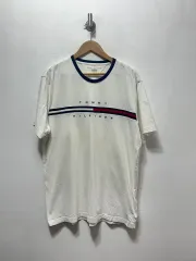 トミーヒルフィガー 白 半袖 Tシャツ XL