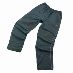 ミズノ ナイロンパンツ メンズ XLサイズ ダークグリーン 防寒裏地 ブレスサーモ 発熱素材 スポーツにピッタリ