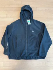 XL NIKE acg ウルフ ツリー ポーラテック フリース フーディー ジップアップ ブラック