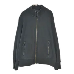 American Eagle アメリカンイーグル ワンポイントロゴ フルジップ スウェットジャケット ブラック(メンズ XL)中古 古着 X6685のサムネイル