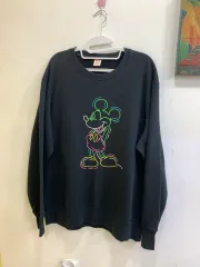 ユニクロ ディズニー ミッキーマウス スウェット ブラック