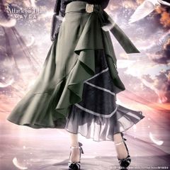 신품 미사용 MAYLA 마이라 Attack on Titan ICONIQUE SKIRT ~The Final Season Ver. 진격의 거인 아이코닉 스커트 CL-AOT-SK-BK sizeS 관리 번호:45A-7755