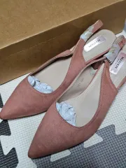 MAYOON スウェード スリングバック ローズピンク 240 新品