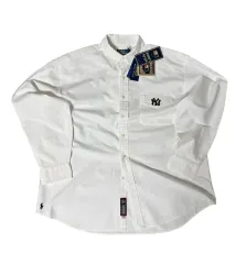 (新品) POLO RALPH LAUREN ポロラルフローレン NEW YORK ニューヨーク・ヤンキース コラボ オーバーサイズシャツL