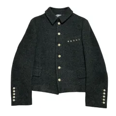 S コム・デ・ギャルソン オム ウール シングル ジャケット