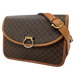 【中古】CELINE | セリーヌ マカダム ショルダーバッグ ブラウン【尾張小牧店】 中古】CELINE | セリーヌ マカダム ショルダーバッグ ブラウン【尾張