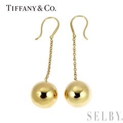 Tiffany ハードウェアピアスK18YG ミディアムサイズ - メルカリ
