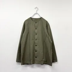 CASEY CASEY ケーシーケーシー PAPER COLLARLESS SHIRT ペーパー カラーレス シャツ ノーカラー サイズ M 803-0110のサムネイル