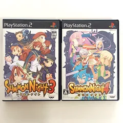 PS2　ソフト　サモンナイト3・4　まとめ売り　2点セット　#m00237