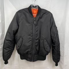 レア品90s MA-1 LARGE-TALL ブラック alpha社 USA製 - メルカリ