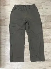 通販 セミ ワイド カーキ カーゴパンツ ウエスト 32インチ