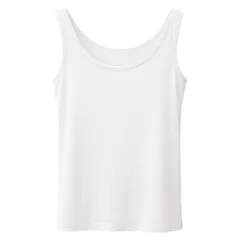 タンクトップ レディース インナー キャミソール レーヨン ストレッチ 伸びる フィット さらさら 涼しい エアリー 無地 シンプル 肌着 大きいサイズ rr-004