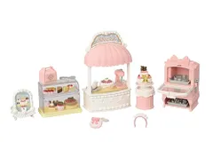 シルバニアファミリー お店 家具セット 【 スイートパティシエ はじめてのケーキ屋さんセット 】 ミ-92 STマーク認証 3歳以上 おもちゃ ドールハウス Sylvanian Families エポック社 EPOCH☆彡