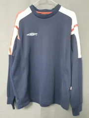 アンブロ イングランド 韓国国家代表 スウェット ネイビー/白 長袖 ジャージ 105