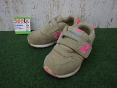 ニューバランス 996 スニーカー new balance キッズ 子供用 14cm ベージュ ピンク 中古品
