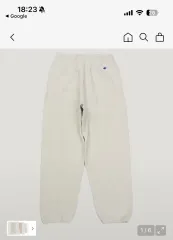 チャンピオン リバースウィーブ フレンチテリー スウェットパンツ オートミール M