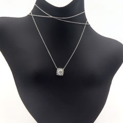 Pt850 プラチナ ダイヤモンド 0.7ネックレス 約40cm 4.2g - メルカリ