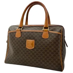 【中古】CELINE | セリーヌ マカダム ハンドバッグ M90 ブラウン【尾張小牧店】