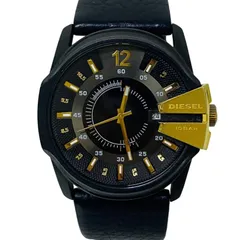 DIESEL ディーゼル メンズ腕時計 DZ-1475 クオーツ ブラック文字盤 未稼働品 【ジャンク品】 42603K279