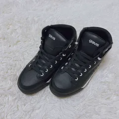 【美品】gravis　グラビス　ゴルフ　シューズ　スニーカー　ブラック　軽量　ハイカット　24.5のサムネイル