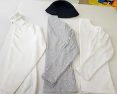 タートルネック3点 + ニットバケットハット まとめ (新品含む)