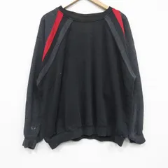 XL/古着 タウンクラフト 長袖 スウェット メンズ 90年代 90s 大きいサイズ ラグラン クルーネック 濃紺他 26mar03のサムネイル