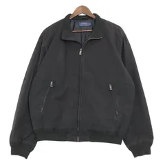 Polo by Ralph Lauren ポロ ラルフローレン ウォームアップジャケット  ブラック(メンズ L)中古 古着 A4191
